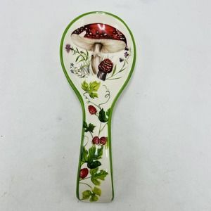 Cracker Barrel Old Country Store Mushroom Spoon Rest Cottagecore Fairy New
